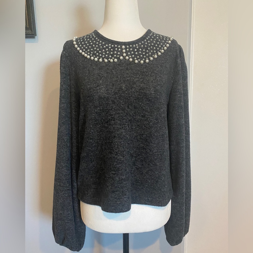 Zara super soft lightweight sweater blouse